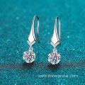 Brilliant Jewelry Wedding Earrings 925 Silver CZ Earring